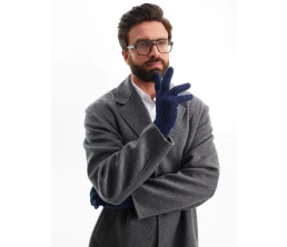 Перчатки Bernard, темно-синие