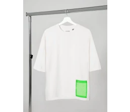 Футболка оверсайз унисекс Kosmos 2.0, кремовая