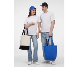 Сумка для покупок на молнии Shopaholic Zip, синяя