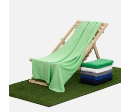 Флисовый плед Warm&Peace, светло-зеленый