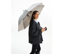 Зонт-трость Wind, серебристый