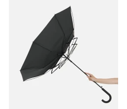 Зонт-трость Wind, черный