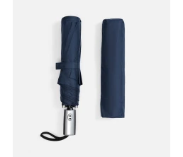 Зонт складной Fiber, темно-синий