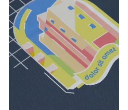 Зонт-трость Classic, темно-синий