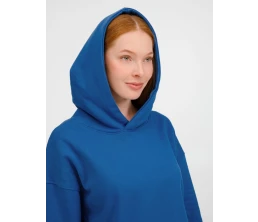 Худи оверсайз унисекс Tolla, синее (джинс)