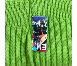 Лейбл тканевый Epsilon, L, белый