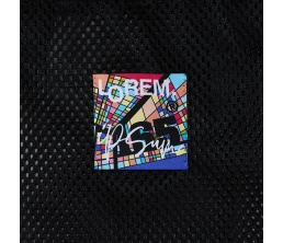 Лейбл тканевый Epsilon, L, белый