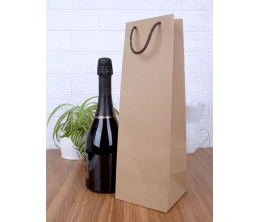 Пакет под бутылку Vindemia, крафт