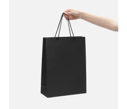Пакет бумажный Porta XL, черный
