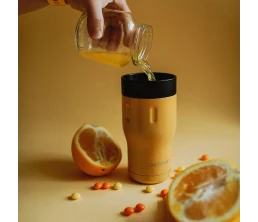 Термостакан Tumbler 350, вакуумный, оранжевый