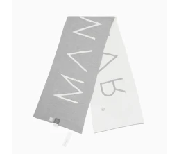 Шарф Bereg, молочный с серым