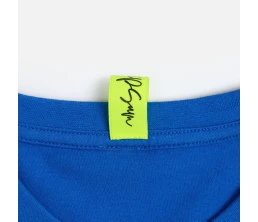 Лейбл тканевый Epsilon, S, желтый неон