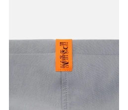 Лейбл тканевый Epsilon, S, оранжевый неон