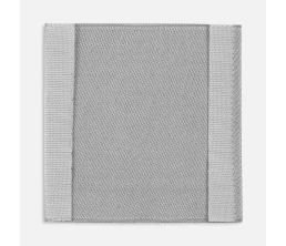 Лейбл тканевый Epsilon, L, серый