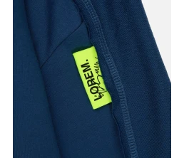 Лейбл тканевый Epsilon, L, желтый неон