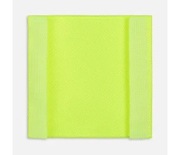 Лейбл тканевый Epsilon, L, желтый неон