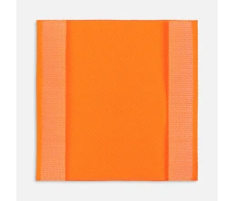 Лейбл тканевый Epsilon, L, оранжевый неон