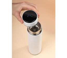 Смарт-бутылка с заменяемой батарейкой Long Therm, белая