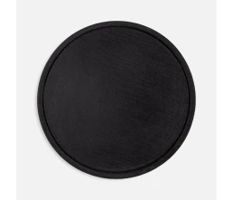 Лейбл из ПВХ Dzeta Round, L, черный