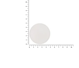 Лейбл из ПВХ Dzeta Round, L, белый