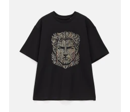 Футболка унисекс оверсайз Crosstown, черная