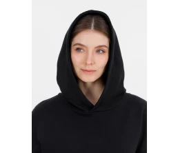 Худи оверсайз унисекс Outshine, черное