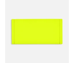 Лейбл из ПВХ Dzeta, XS, желтый неон