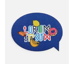 Наклейка тканевая Lunga Bubble, M, синяя