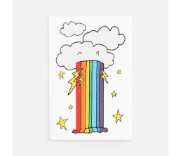 Наклейка тканевая Lunga, L, белая