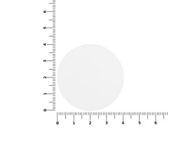 Наклейка тканевая Lunga Round, M, белая