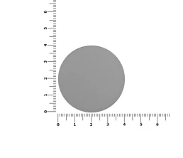 Наклейка тканевая Lunga Round, M, серая