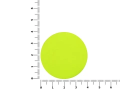 Наклейка тканевая Lunga Round, M, желтый неон