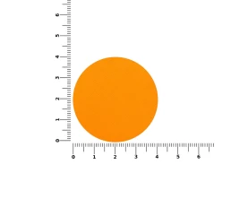 Наклейка тканевая Lunga Round, M, оранжевый неон