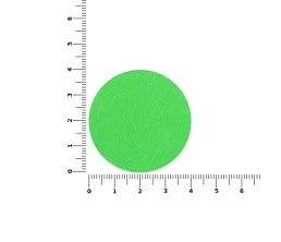 Наклейка тканевая Lunga Round, M, зеленый неон