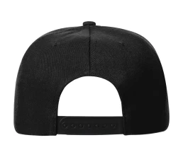 Бейсболка Snapback с прямым козырьком, черная