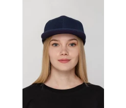 Бейсболка Snapback с прямым козырьком, темно-синяя