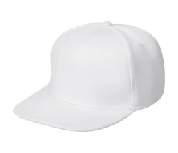 Бейсболка Snapback с прямым козырьком, белая