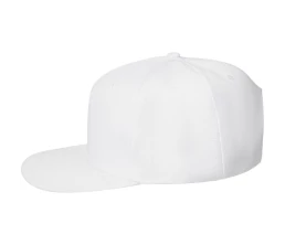 Бейсболка Snapback с прямым козырьком, белая