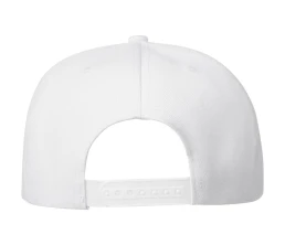 Бейсболка Snapback с прямым козырьком, белая