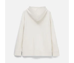 Худи унисекс H2, молочно-белое