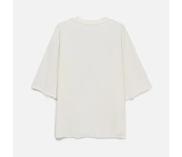 Футболка унисекс оверсайз T1, молочно-белая