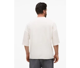 Футболка унисекс оверсайз T1, молочно-белая