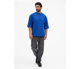 Футболка унисекс оверсайз T1, синяя