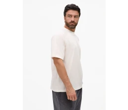 Футболка унисекс оверсайз T2, молочно-белая