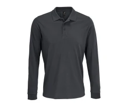 Рубашка поло с длинным рукавом Prime LSL, темно-серая