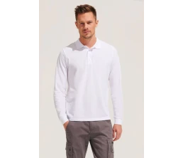 Рубашка поло с длинным рукавом Prime LSL, ярко-синяя (royal)