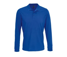 Рубашка поло с длинным рукавом Prime LSL, ярко-синяя (royal)