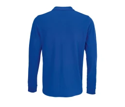 Рубашка поло с длинным рукавом Prime LSL, ярко-синяя (royal)