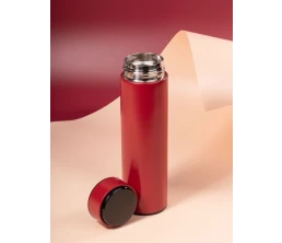 Смарт-бутылка с заменяемой батарейкой Long Therm, красная