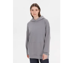 Худи оверсайз унисекс Outshine, серое
